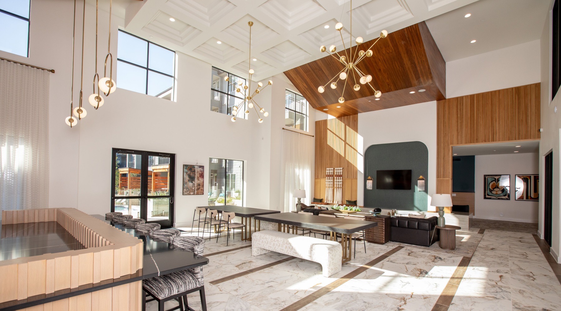 Curated Spaces for Modern Living Luxury Clubhouse
