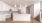 Spacious townhome kitchen with white cabinets, tile backsplash, and quartz counter tops